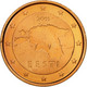 Estonia, 2 Euro Cent, 2011, SPL, Copper Plated Steel - Estland