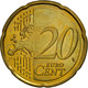Slovénie, 20 Euro Cent, 2007, SPL, Laiton, KM:72 - Slovénie