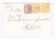 GB Kolonie Indien Aden Jul 69 Brief Mit 1 A. Und Waagr. Paar 2 A. Nach Milano - 1858-79 Compagnie Des Indes & Gouvernement De La Reine