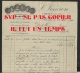 77 MEAUX - L. VESSERON - Fabrique De Platres De Construction D'Agriculture - Voir Autographe Du Propriétaire - 1911 - 1900 – 1949