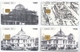 Mexico - Ladatel - Palacio De Las Bellas Artes Complete Puzzle Of 4, 50$, 2001, Used - Mexico