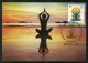 India 2015 International Day Of Yoga Health Fitness Max Card # 8305 - Other & Unclassified