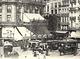 BRUXELLES (1000) : Le Point Central (Boulevard Anspach). Plusieurs Trams à Traction Chevaline. CPA Précurseurs (1899). - Transport Urbain En Surface