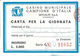 Casino Municipale Campione D'Italia 20-Dec 1976 Carta Per La Giornata - Casino Cards