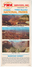 TWA SERVICES ,INC,THREE BEAUTIFUL NATIONAL PARKS BROCHURES - Pubblicità