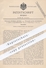 Original Patent - William Th. Lintner , William L. Sporborg , City Of Gloversville , New York USA , 1894 , Tourenzähler - Historical Documents