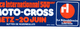 AUTOCOLLANT Sticker MOTO CROSS TROPHEE GAULOISES METZ 57 MOSELLE Années 70/80 - Stickers