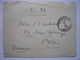 Enveloppe De 1916 Pour Paris Avec Cachet Postes Militaires De Belgique - Peu Commun - Marcas De La Armada