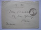 Enveloppe De 1916 Pour Paris Avec Cachet Postes Militaires De Belgique - Peu Commun - Legerstempels