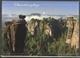 Card Blick Uber Den Wehlgrund Zur Bastei - Links Wehlturm - ELBSANDSTEINGEBIRGE - Bastei (sächs. Schweiz)