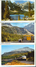 Canada  - 14 Postcards "leporello" Circulated 1963 - Canadian Rockies - Multipleviews - 8/scans - Cartes Modernes