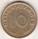 ALLEMAGNE . 10 REICHSPFENNIG 1938 A (BERLIN) - 10 Reichspfennig