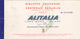 ALITALIA _ 1967 /   Ticket _ Biglietto Aereo ( Palermo - Tunisi AR ) _ Tassa Aeroportuale D'imbarco Da Lire 1000 - World