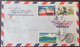 Enveloppe à Destination De La France Avec 4 Timbres Etats-Unis USA Année 1967 - Marcophilie