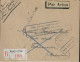 REUNION - 1947 - ENVELOPPE RECOMMANDEE Par AVION "100° LIAISON MADAGASCAR" De SAINT DENIS => TANANARIVE - RETOUR - Lettres & Documents