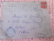 1955 Militaria Marcophilie CAD 19é Régiment Artillerie Lettre (d'amour) Accidentée Dans Service Draguignan-  Callian Var - Lettres Accidentées