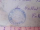 1955 Militaria Marcophilie CAD 19é Régiment Artillerie Lettre (d'amour) Accidentée Dans Service Draguignan-  Callian Var - Unfallpost
