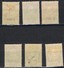 1909 - Bureaux Russes Du Levant - Y&T N°36 à 41 - 6 Timbres * Et ** - - Levant