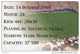 NAMIBIA(chip) - Rugby World Cup 1999/Namibia Vs Canada, Used - Namibia