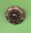 ANCIENNE BROCHE EN POMPONNE -  Diametre 22mm -  6 Scans - Brooches