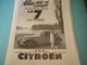 ANCIENNE PUBLICITE LA 7 DE CITROEN TRACTION 1934 - Voitures