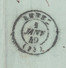 CAD 1 JANVIER 1849 (1er JOUR D'EMISSION DU TIMBRE) Sur LAC NON AFFRANCHIE TAXÉE De LUNEL Pour MONTPELLIER (DECEMBRE 1848 - 1849-1876: Période Classique
