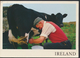 °°° 4633 - IRELAND - MILKING TIME NEAR SLIEVE LEAGUE - 1993 With Stamps °°° - Donegal