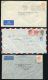 HONG KONG KING GEORGE 6TH AIRMAIL COVERS - Brieven En Documenten