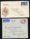 HONG KONG KING GEORGE 6TH AIRMAILS AND CORONATION - Lettres & Documents