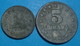 RARE YUGOSLAVIA 1 AND 5 DINARA 1945 - Yugoslavia