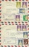 1961  3 Air Mail Letters To Brussels, Belgium - Venezuela