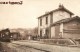 RARE CPA : PARLY LA GARE TRAIN LOCOMOTIVE 89 YONNE - Other & Unclassified