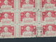 TIMBRES NEUFS D INDOCHINE 1889 A 1945  /  1943 RIGAULT DE GENOUILLY  6 CENTS / BLOC 15 TIMBRES MORCEAU DE FEUILLET - Neufs