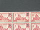 TIMBRES NEUFS D INDOCHINE 1889 A 1945  /  1941   ANGKOR WAT ET MARECHAL SURCHARGE" FR"  / BLOC 10  MORCEAU DE FEUILLET - Neufs