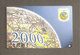 2000 CENTRO INFORMAZIONI GEOTOPOGRAFICHE AERONAUTICHE CIGA POMEZIA RM CALENDARIO TASCABILE PLASTIFICATO - Small : 1991-00