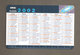 CALENDARIO 2002 INA ASSITALIA ASSICURAZIONI  PLASTIFICATO - Formato Piccolo : 2001-...