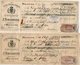 VP10.113 - 2 Lettres De Change - Vins Fins & Ordinaires De Bourgogne J. VINCENEUX à BEAUNE - Bills Of Exchange