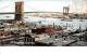 [DC10056] CPA - NEW YORK CITY - BROOKLYN BRIDGE - Viaggiata 1906 - Old Postcard - Brooklyn