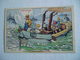 Ancienne Carte Postale : : Illustrateur H. GERVESE   OUR SAILORS :  2 - BEACH PARTY STEAM - BOAT - Sonstige & Ohne Zuordnung