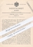 Original Patent - Gebr. Lincke , Zürich , 1891 , Schüttelrost | Rost , Ofenrost , Ofen , Öfen , Ofenbauer , Heizung !! - Historische Dokumente
