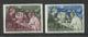 VATICANO VATIKAN VATICAN 1953 ST. SAN S. BERNARDO SERIE COMPLETA COMPLETE SET MNH - Unused Stamps