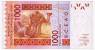 WEST AFRICAN STATES GUINEA-BISSAU 1000 FRANCS 2003/12 Pick 915Sf Unc - West African States