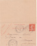 CARTE LETTRE De 1918 - Mazières En Gatines à Verruyes Deux Sèvres 79 Cachet Manuel Pointillé Entier Postal 10 C Semeuse - Cartes-lettres