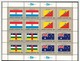 O.N.U. New York: Bandiere, Flags, Drapeaux, Foglietto, Block, Bloc, 4 Pezzi, 4 Morceaux, 4 Pieces - Stamps