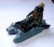 GI JOE CANOE DE SAUVETAGE + SOLDAT ARME D'UN COUTEAU + CASQUE CHAP MEI - GI Joe