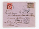 !!! LETTRE DE NOUVELLE CALEDONIE POUR PARIS DE 1903 CACHET MARITIME, REEXPEDIEE EN SUISSE ET REAFFRANCHIE 10 C MOUCHON - Cartas & Documentos