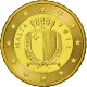 Malte, 10 Euro Cent, 2011, SPL, Laiton, KM:128 - Malta