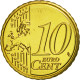 Malte, 10 Euro Cent, 2011, SPL, Laiton, KM:128 - Malte