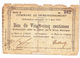 BON De 25c COMMUNE De SAINS-RICHAUMONT  1914 - Bons & Nécessité
