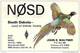 Amateur Radio QSL - N0SD - Freeman, SD -USA- 1977 - 2 Scans - Radio Amateur